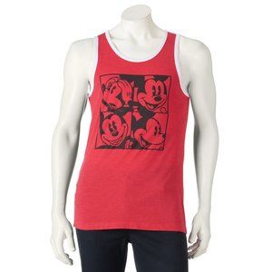 New! Mickey Mouse Expressions Pop Art Tank Top T-Shirt
